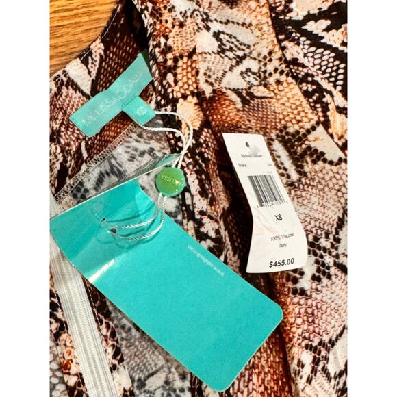 Melissa Odabash Viscose classic Lou Snake Long Dress size XS - Picture 10 of 12